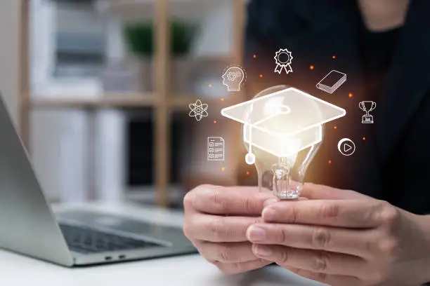 Education and E-Learning Technology visualization